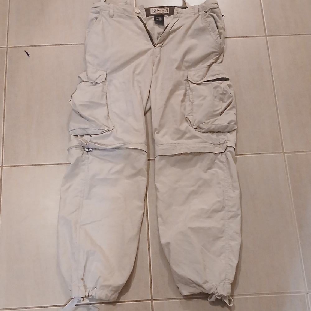 Tan Cargo Pants Relaxed Fit